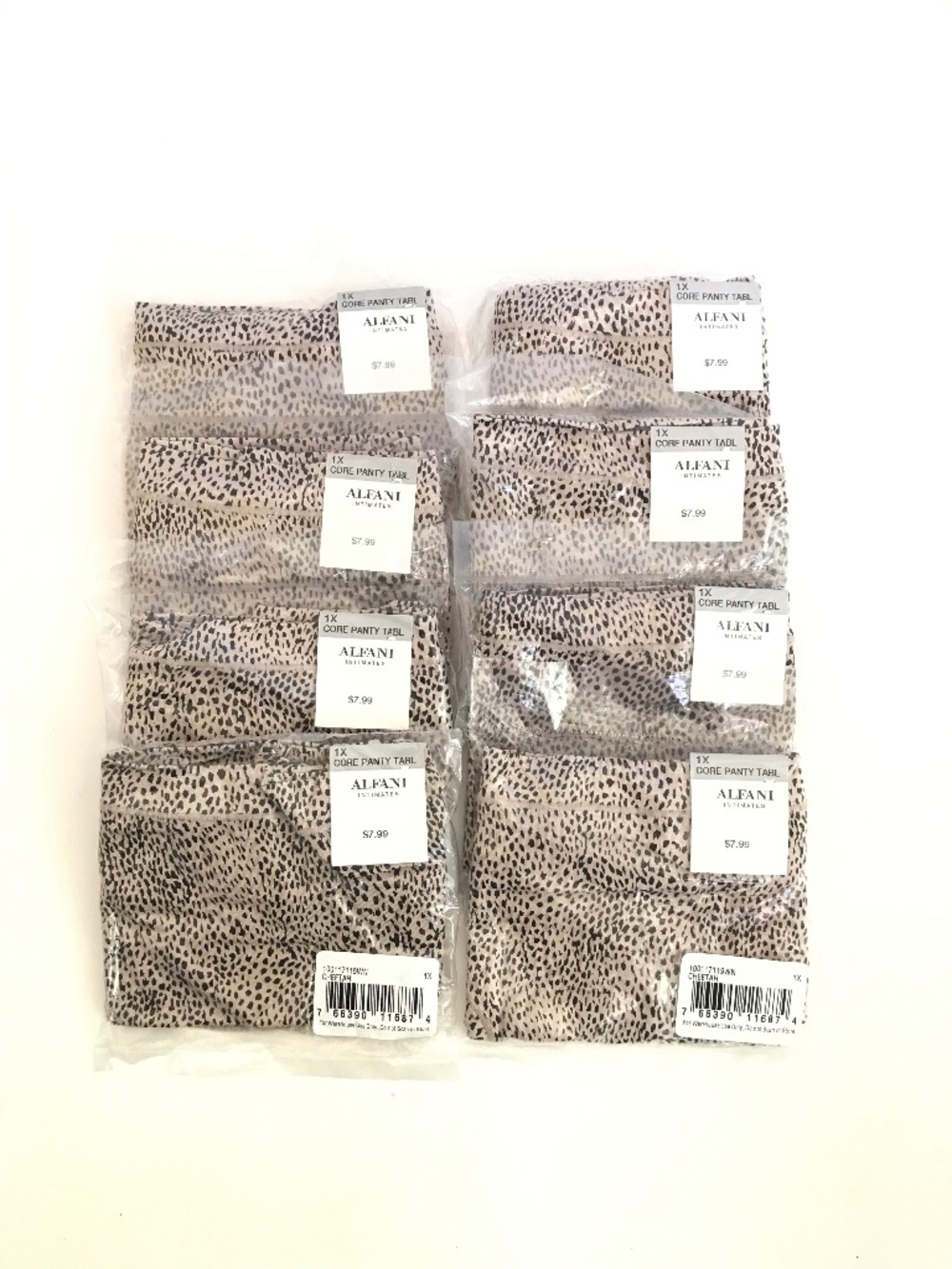 ALFANI Plus Size 1X Bikini Underwear Lot of 8 Women’s Plus Size 1X